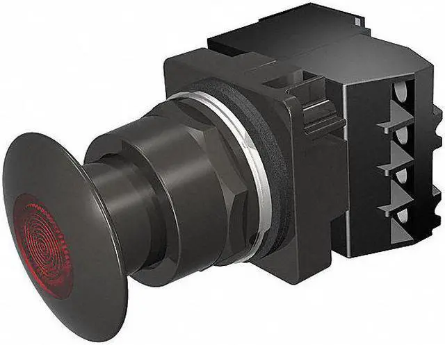 Alt view image 2 of 2 - SIEMENS 52BP2E2A Illuminated Push Button,30mm,1NO/1NC,Red