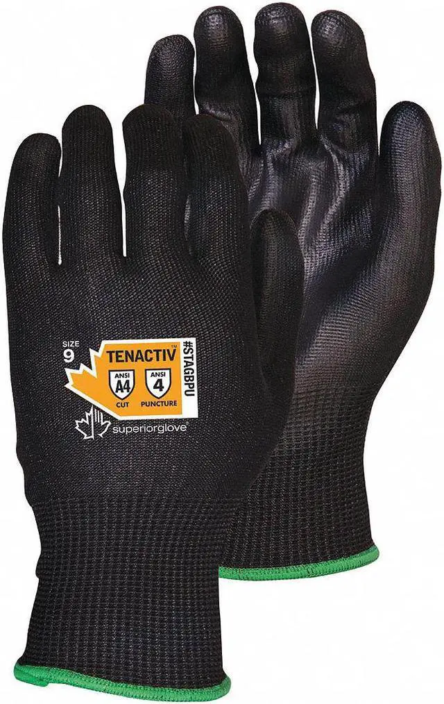 Main image of SUPERIOR GLOVE STAGBPU-8 Cut-Resistant Gloves, Cut Level A4 ,Dipped