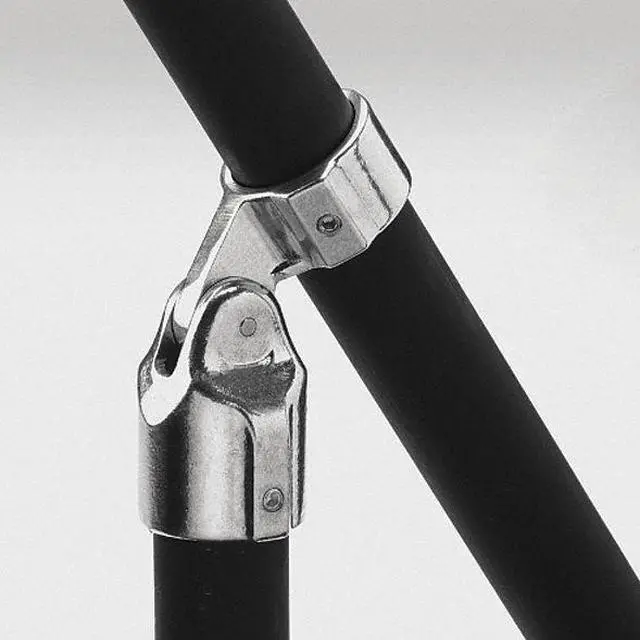 Alt view image 3 of 3 - HOLLAENDER 17E-7 Structural Pipe Fitting, Adjustable Tee, Aluminum, 1.25 in