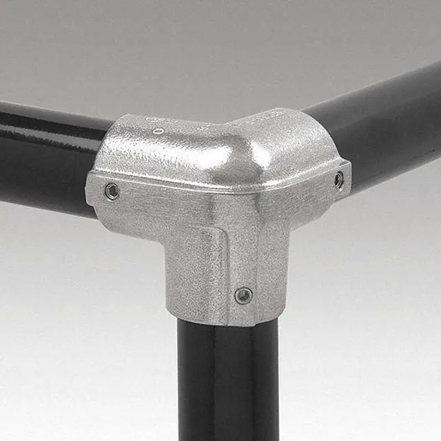 Main image of HOLLAENDER 9-7 Structural Pipe Fitting, Side Outlet Elbow, Aluminum, 1.25 in