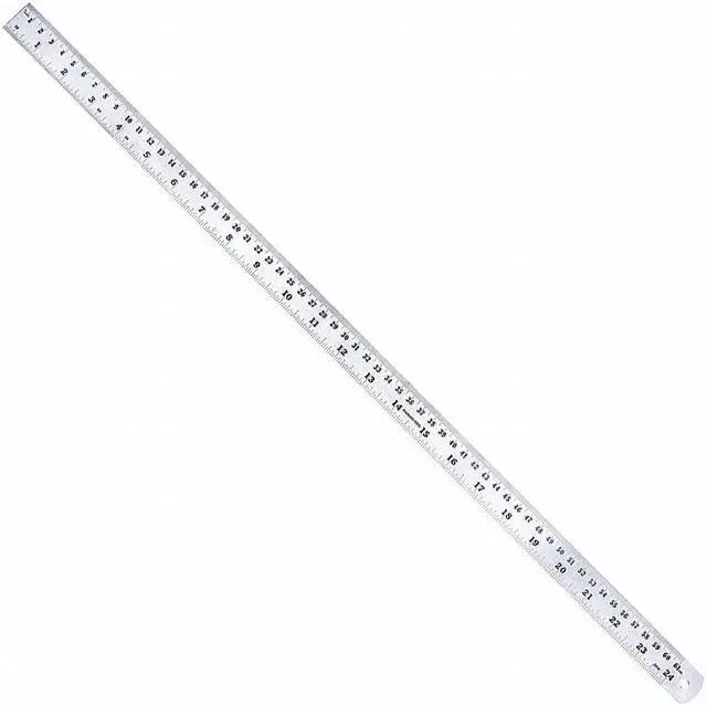 Main image of GROZ 1333 Stainless Steel Ruler, 24", English/Met