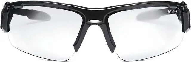 Alt view image 7 of 8 - Ergodyne Clear Safety Glasses Dagr Black 52000