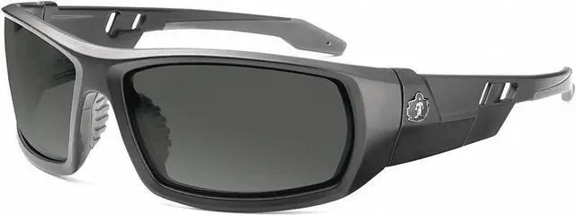 Alt view image 4 of 7 - Ergodyne 50430 Skullerz Odin Safety Glasses, Matte Black Frame/Smoke Lens, Nylon/Polycarb