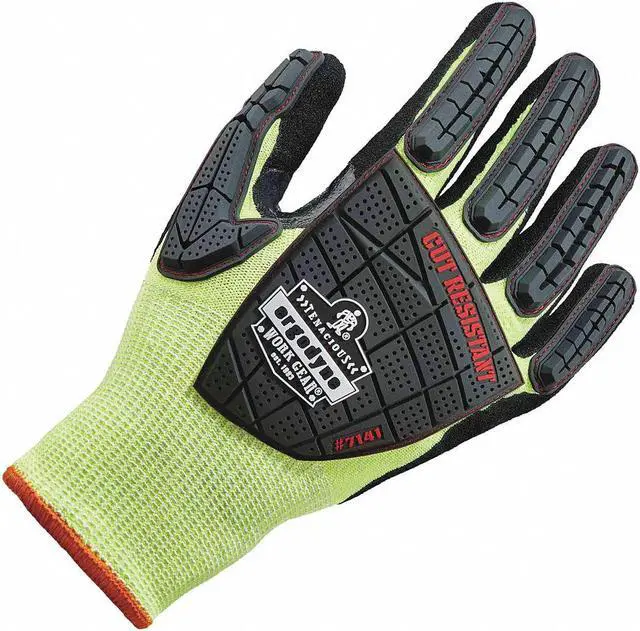 Alt view image 2 of 4 - ERGODYNE 7141 Coated Gloves,Nitrile,Dry/Oily/Wet,L,PR