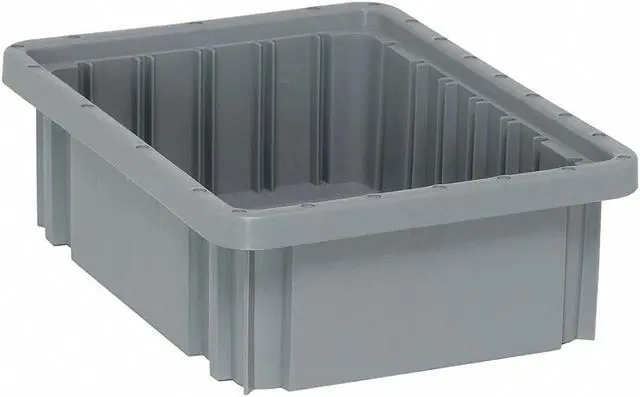 Alt view image 3 of 4 - QUANTUM STORAGE SYSTEMS DG91035GY Gray Divider Box 10 7/8 in x 8 1/4 in x 3 1/2