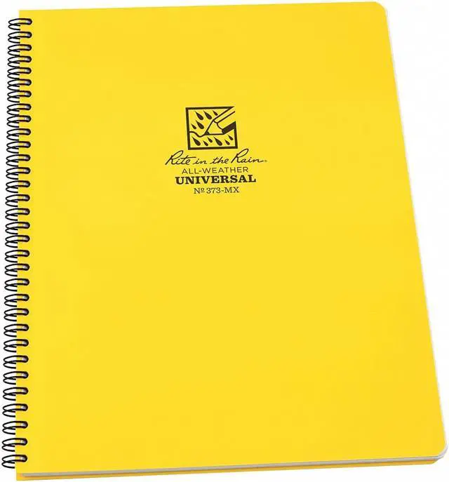 Alt view image 2 of 3 - RITE IN THE RAIN 373-MX All Weather Maxi Book,Side Spiral