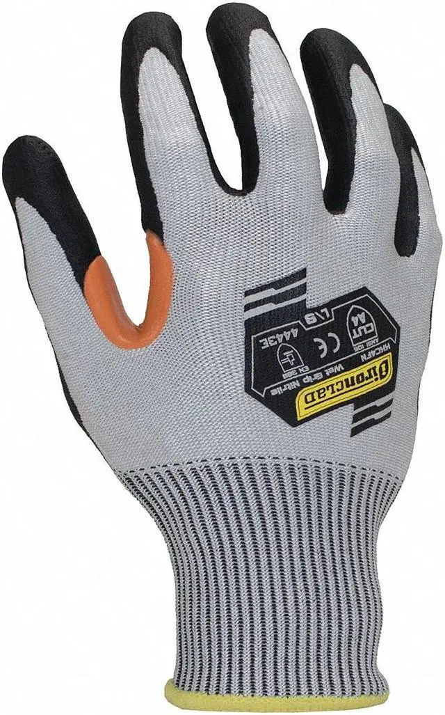 Alt view image 2 of 2 - IRONCLAD KKC6FN-06-XXL Cut Resistant Coated Gloves, A6 Cut Level, Nitrile, 2XL,