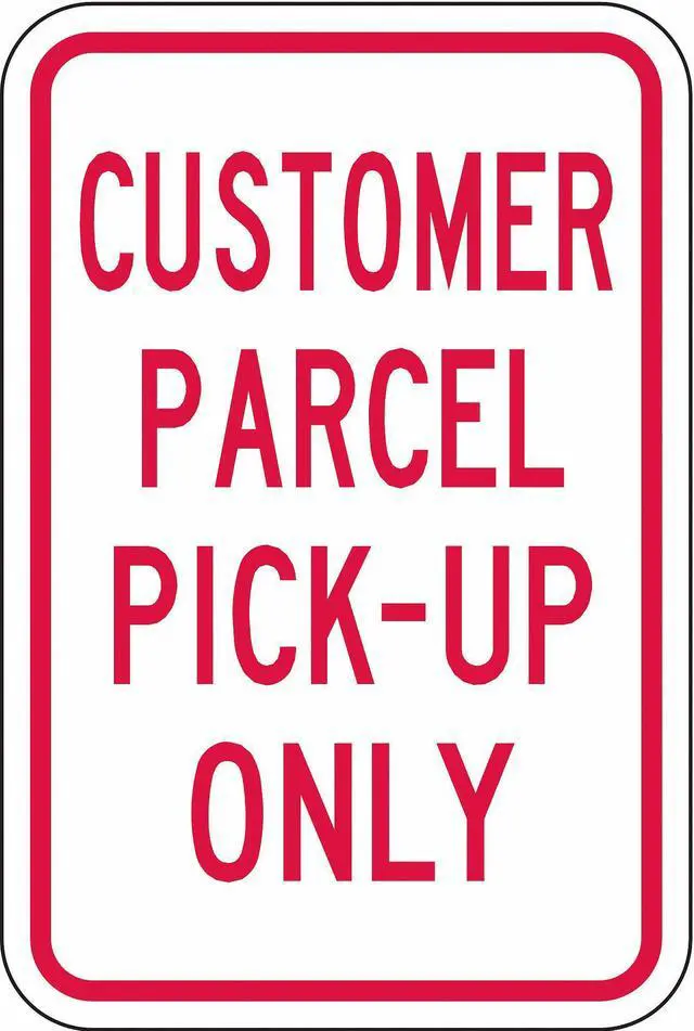 Alt view image 2 of 2 - LYLE PA-008-12HA No Parking Sign, 12" W, 18" H, English, Aluminum, White
