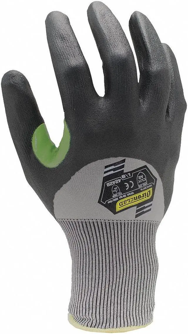 Alt view image 2 of 3 - IRONCLAD PERFORMANCE WEAR KKC2FN-03-M Cut Resistant Coated Gloves, Cut Level A2