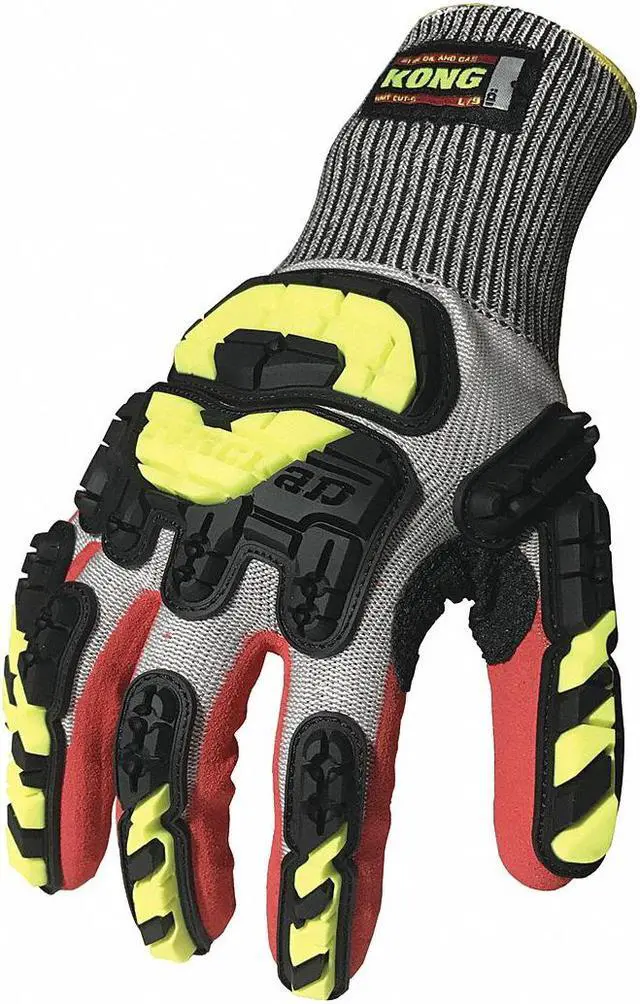 Alt view image 2 of 2 - IRONCLAD PERFORMANCE WEAR KKCA5-04-L Cut Resistant Coated Gloves, A5 Cut Level,
