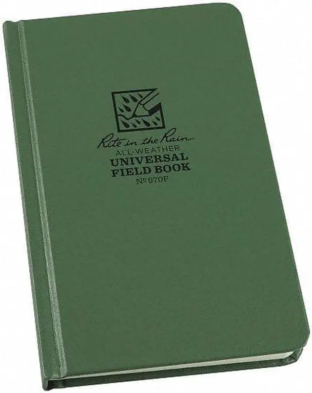 Alt view image 2 of 3 - Rite in the Rain 970F Rite in the Rain Field Bound Book Green