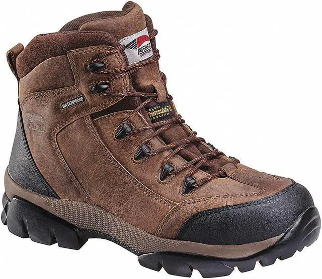 Alt view image 2 of 2 - AVENGER SAFETY FOOTWEAR A7264 SZ: 9M Work Boots,Men,9M,Lace Up,Brown,PR