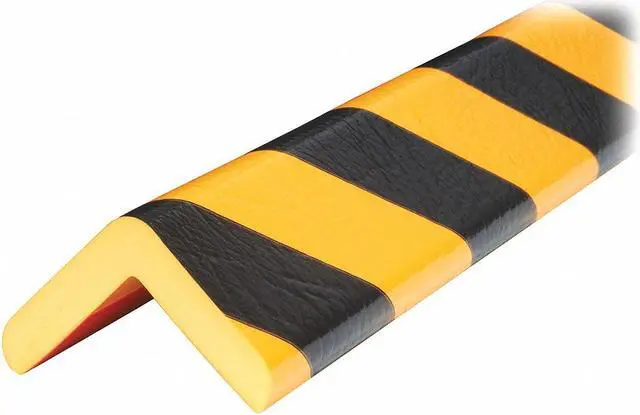 Alt view image 2 of 3 - KNUFFI BY IRONGUARD SAFETY 60-6886 Corner Guard,Flat,Black/Yellow