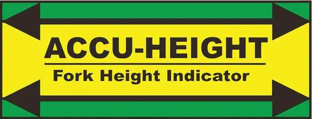 Alt view image 2 of 3 - IDEAL WAREHOUSE INNOVATIONS 70-1100 Height Indicator Label,12 in. H,Vynil