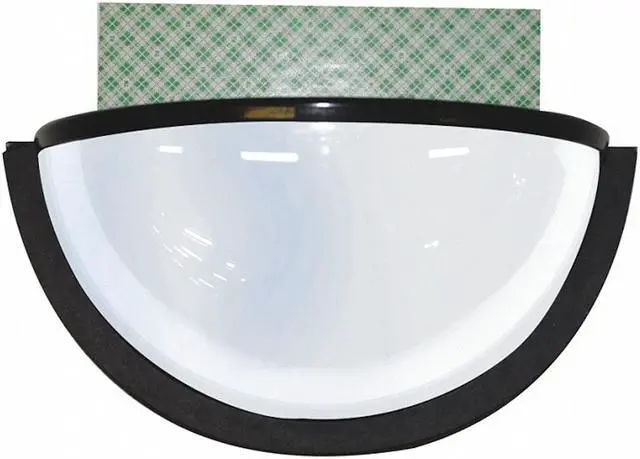 Alt view image 2 of 3 - IDEAL WAREHOUSE INNOVATIONS 70-1130 Dome Mirror,Black,w/Double Sided Tape