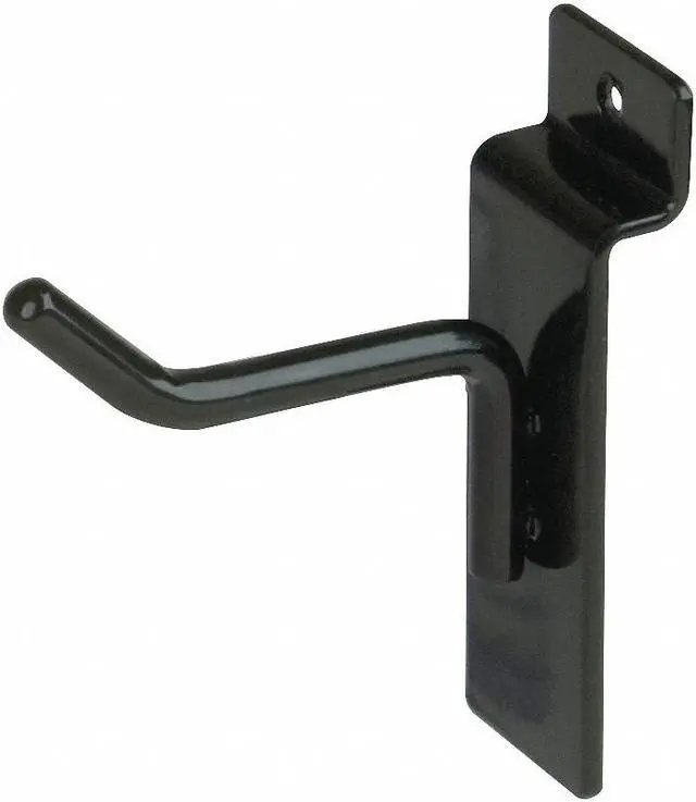 Alt view image 3 of 4 - ECONOCO EBL/H2 Semi-Gloss Hook 2", Black, 96PK