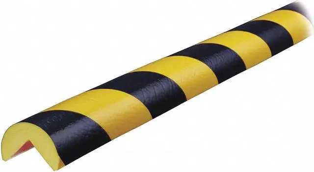 Alt view image 2 of 3 - KNUFFI BY IRONGUARD SAFETY 60-6702 Corner Guard,Rounded,Black/Yellow