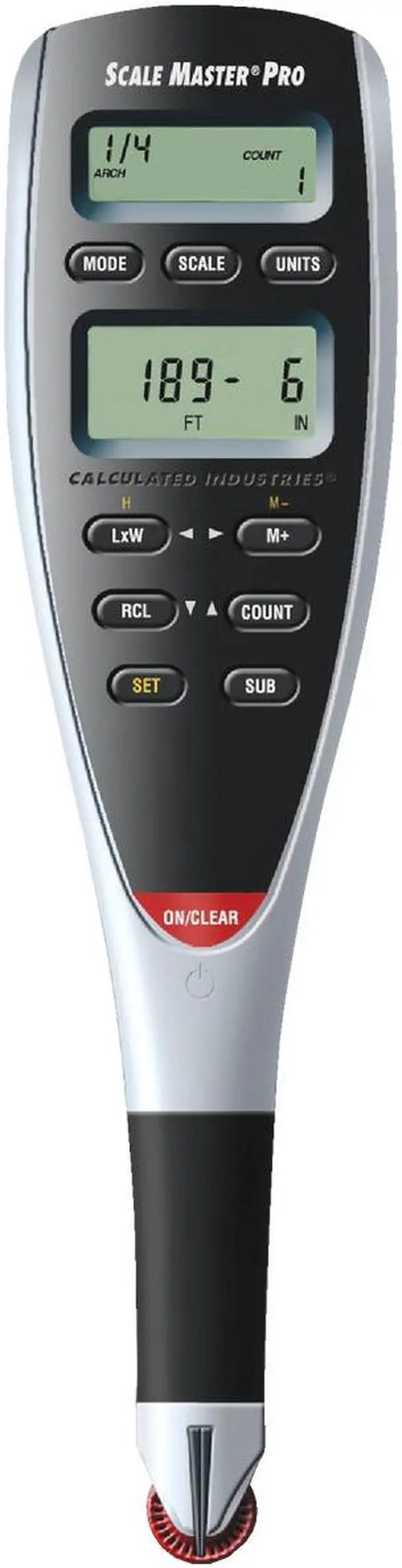 Alt view image 4 of 13 - Construction Calculator,6 3/4 Lx1 5/8 W CALCULATED INDUSTRIES 6025