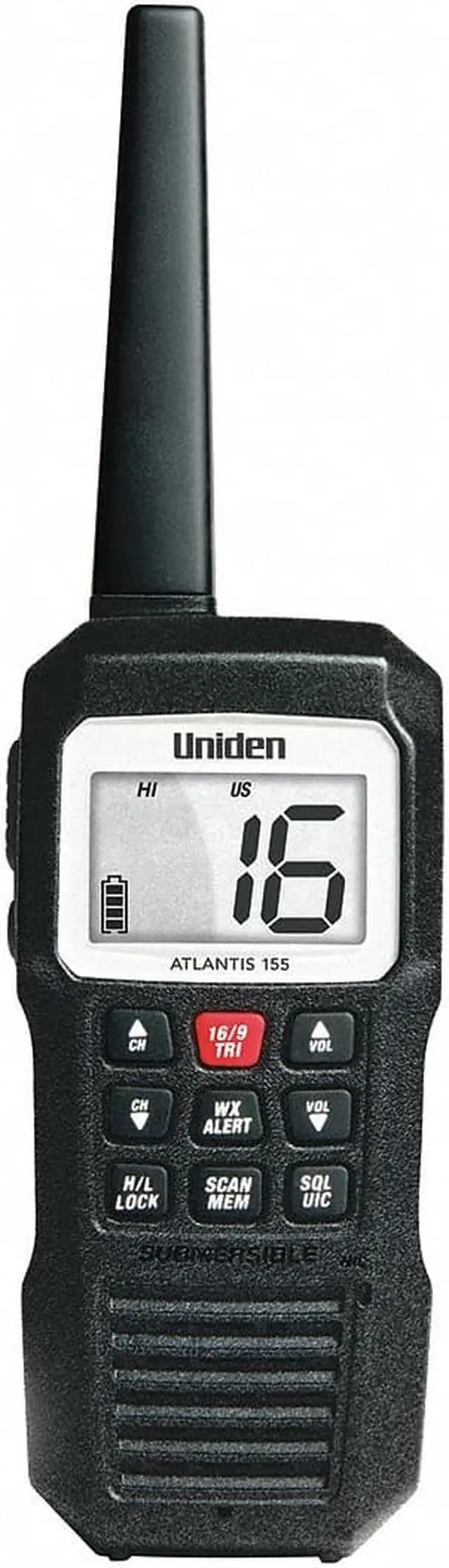 Alt view image 13 of 19 - UNIDEN Handheld 2-Way VHF Marine Radio Floating ATLANTIS 155