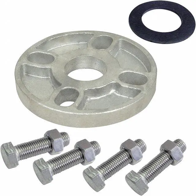 Alt view image 2 of 2 - DAYTON 21R871 Booster Pump Flange Kit,1-1/4 In. NPT,SS