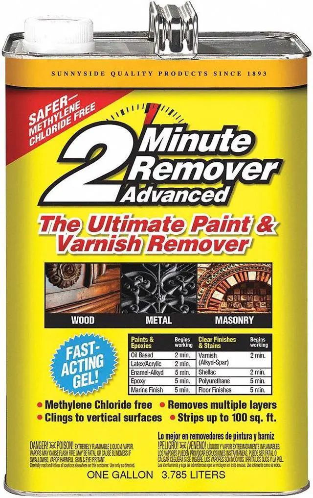 Alt view image 2 of 2 - SUNNYSIDE 634G1 Paint and Varnish Remover,1 gal,Voc Free