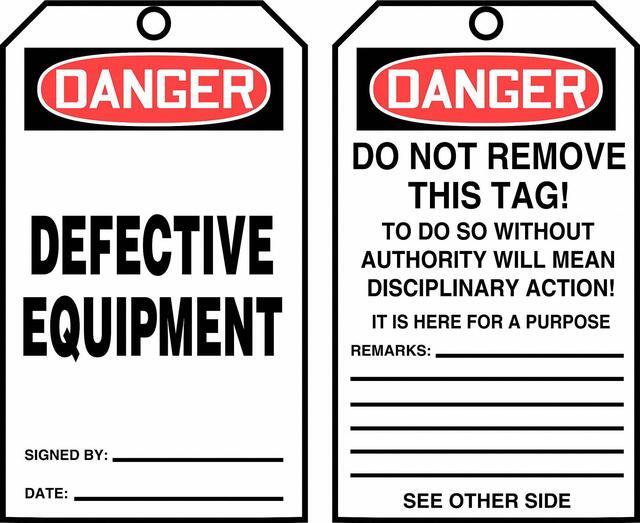 Alt view image 2 of 2 - ACCUFORM TAR102 Danger Tag By The Roll,6-1/4 x 3,PK100