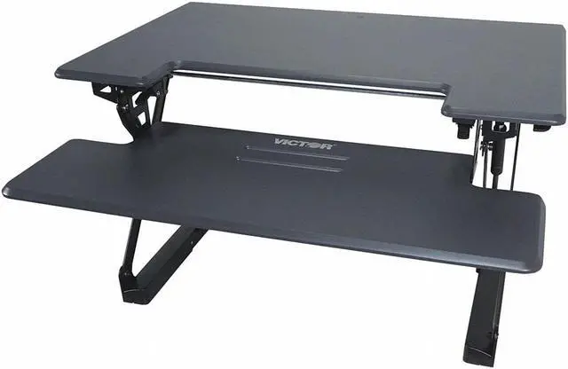 Alt view image 17 of 20 - VICTOR TECH DCX760G Standing Desk, 36, Gray