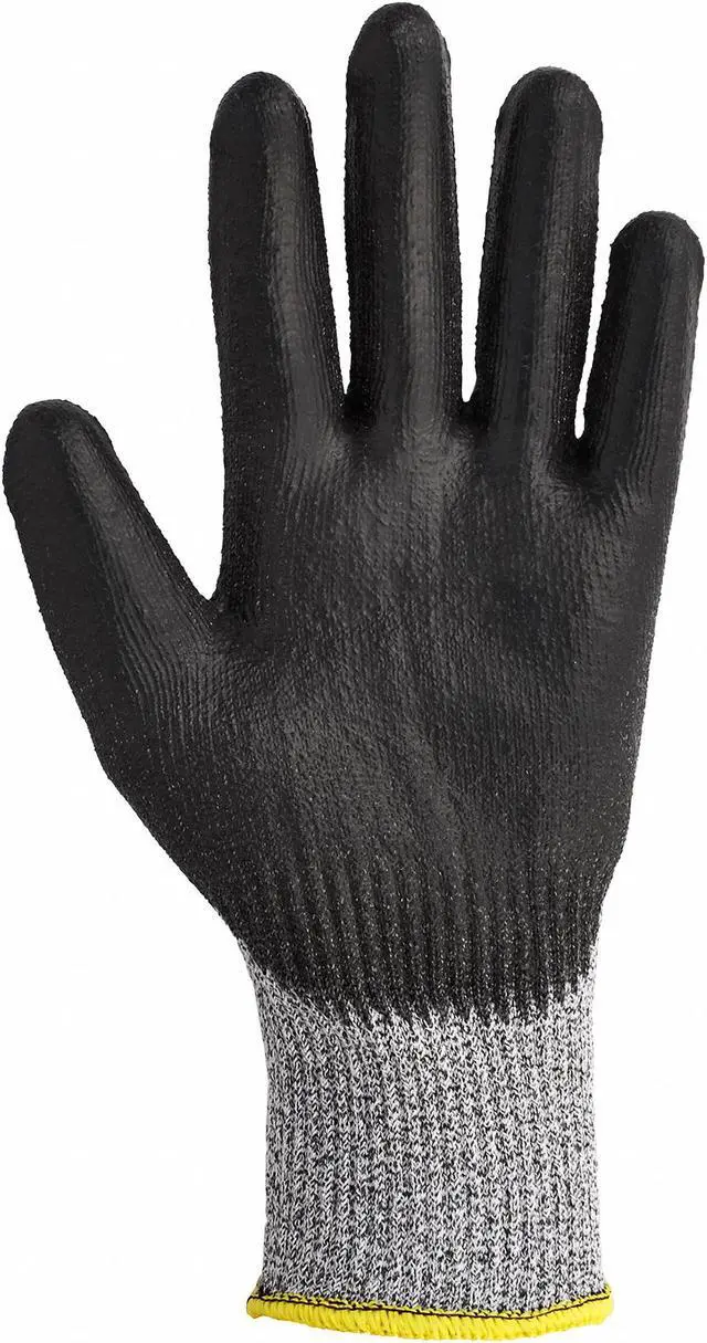 Alt view image 2 of 7 - KLEENGUARD 47106 Knit Gloves, Cut Level A4 ,Dipped ,Polyurethane ,Smooth ,XS 1