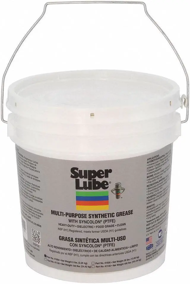 Main image of SUPER LUBE 41050 5 lb., Pail, Synthetic, White