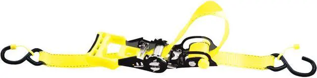 Main image of ERICKSON 31425 Cargo Strap,Yellow,660 lb. Load Limit