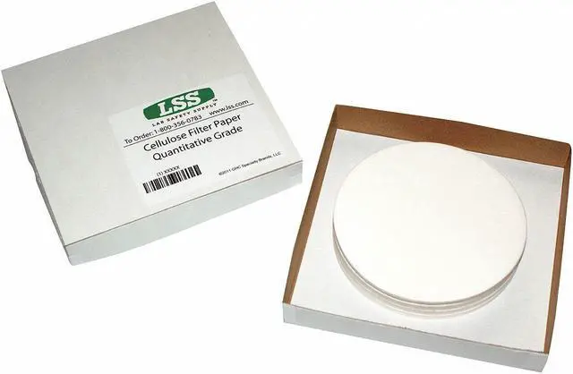 Main image of LAB SAFETY SUPPLY 12K914 8UmQuantitativeFilterPaper15.0Cm,PK100