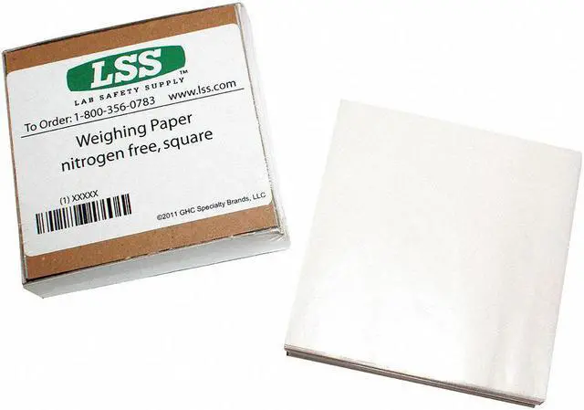 Alt view image 2 of 2 - LABEXACT 12L007 Weighing Paper,6 In. L,6 In. W,PK500