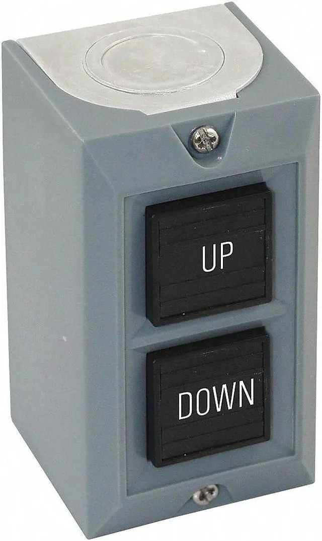 Alt view image 2 of 2 - DAYTON 20C795 Push Button Control Station,Up/Down,25mm