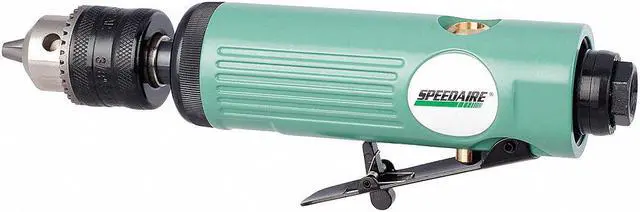 Alt view image 2 of 2 - SPEEDAIRE 21AA78 Air Drill,Key,3/8 In,22,000 RPM,16 CFM