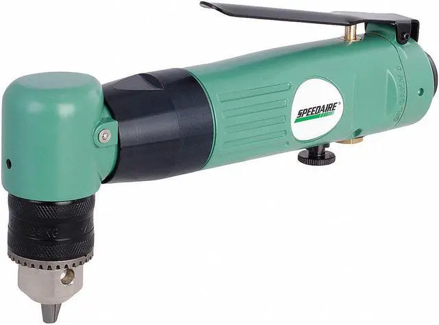 Alt view image 2 of 2 - SPEEDAIRE 21AA79 Air Drill, Keyed, 3/8 In, 1500 RPM