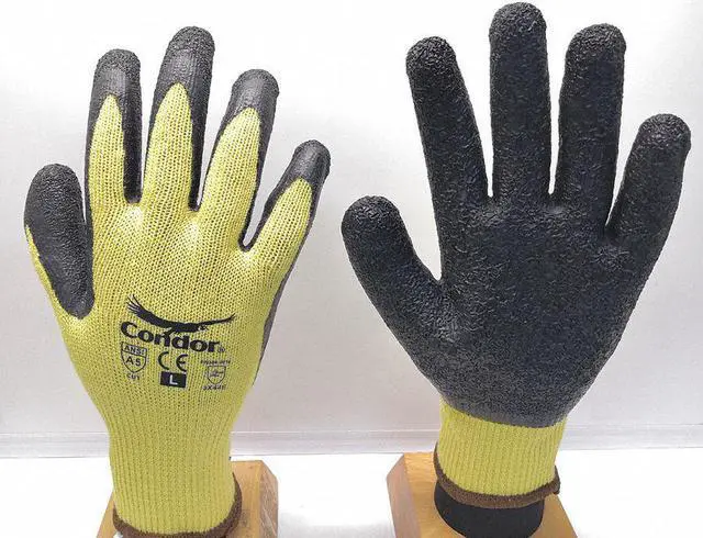 Alt view image 2 of 2 - CONDOR 48UR27 Cut Resistant Coated Gloves, A5 Cut Level, Natural Rubber Latex,