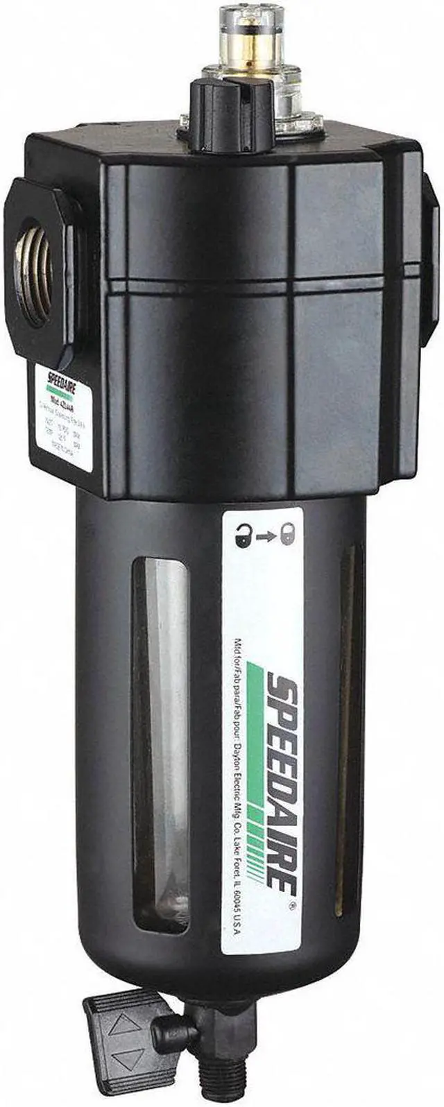 Alt view image 2 of 2 - SPEEDAIRE 4ZL85 Air Line Lubricator, 3/8In, 80cfm, 150 psi