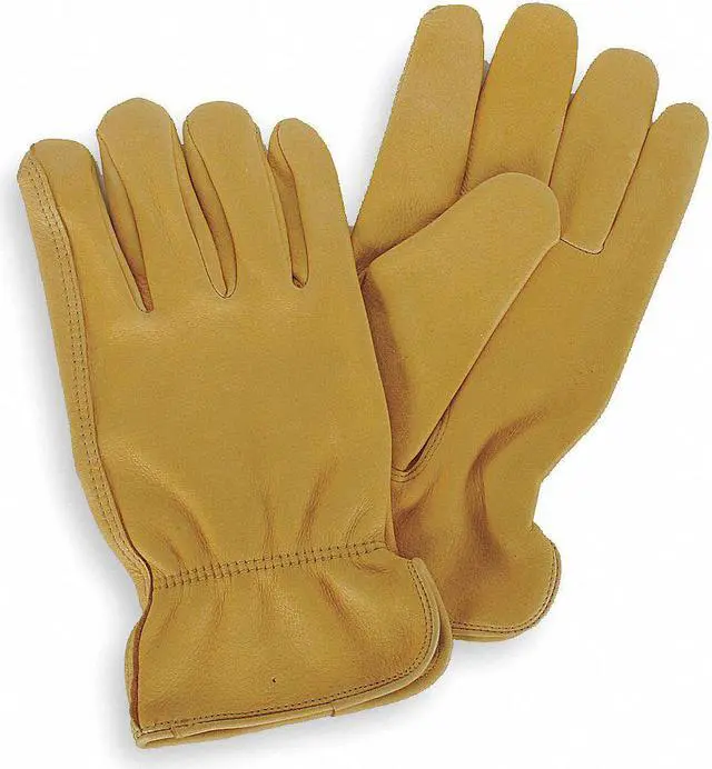Alt view image 2 of 2 - CONDOR 4TJV4 Leather Drivers Gloves, Deerskin, Shirred Slip-On, Keystone Thumb,