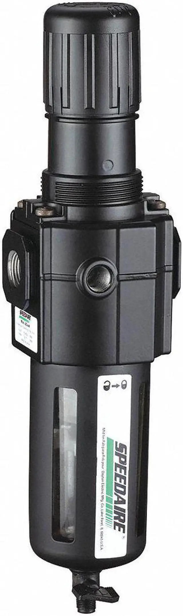 Alt view image 2 of 2 - SPEEDAIRE 4ZK99 Filter/Regulator,11.93 In. H,3.15 In. W