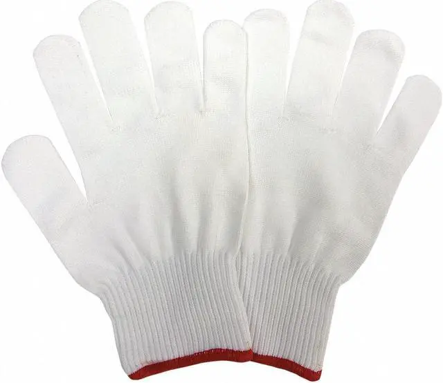 Alt view image 2 of 3 - CONDOR 48UR73 Knit Gloves,White,Gauge 10,S,PK12