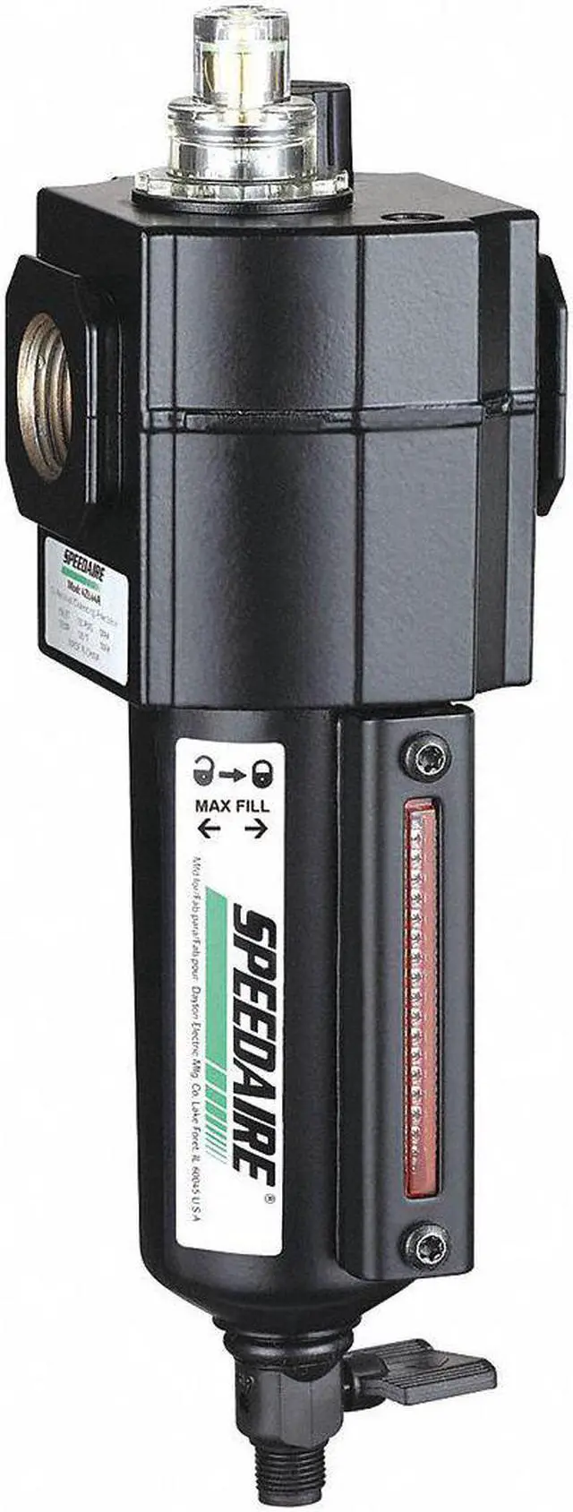 Alt view image 2 of 2 - SPEEDAIRE 4ZL76 Air Line Lubricator,1/2In,95 cfm,250 psi