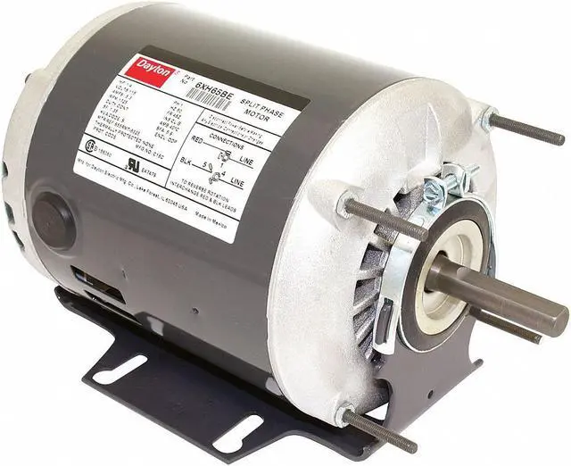 Alt view image 3 of 3 - DAYTON 6XH65 GP Mtr,Split Ph,1/4 HP,1725 rpm,48Z