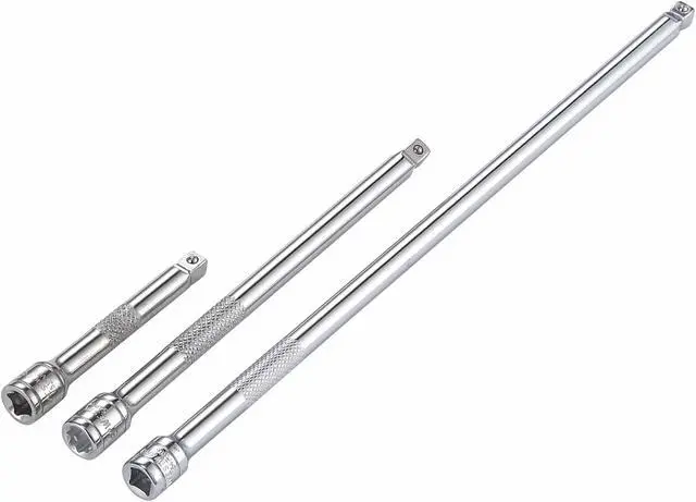 Main image of WESTWARD 54PR03 Wobble Socket Ext. Set,1/4" Drive,10" L.