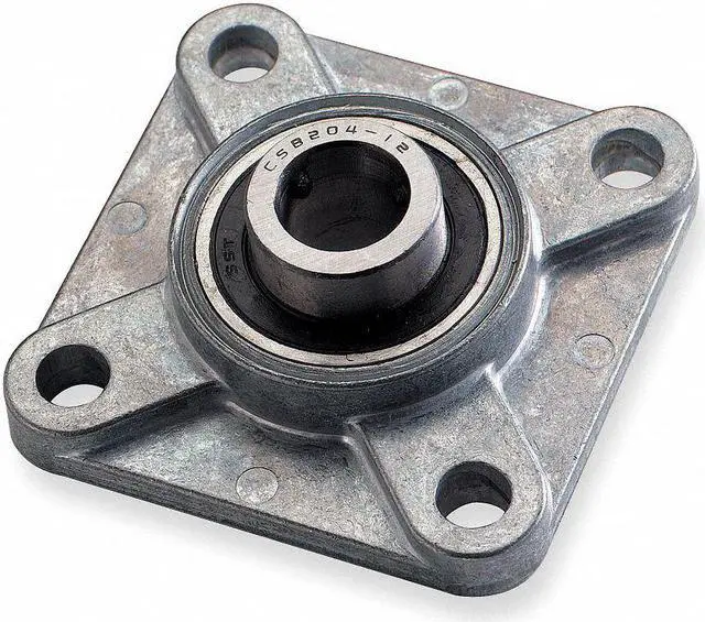 Alt view image 4 of 4 - DAYTON 1F546 Flange Bearing,4-Bolt,Ball,1" Bore