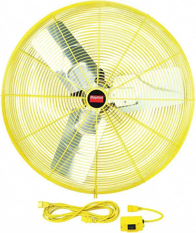 Alt view image 2 of 3 - DAYTON 1VCH5 Air Circulator 30" Non-Oscillating , 115VAC , 8750/9400 CFM