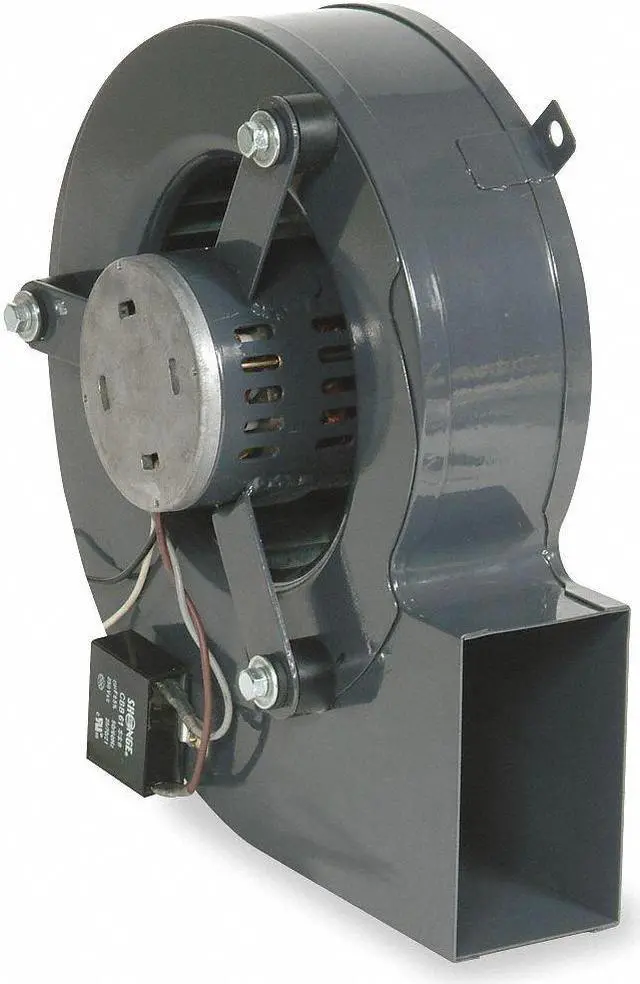 Alt view image 3 of 3 - DAYTON 1TDR2 Rectangular OEM Blower, 1400 RPM, 1 Phase, Direct, Rolled Steel