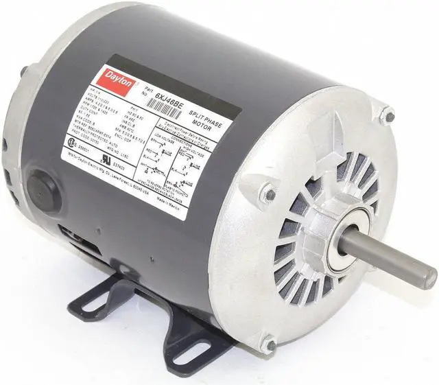 Alt view image 3 of 3 - DAYTON 6XJ46 GP Mtr,Splt Ph,1/4HP,1725/1425rpm,48