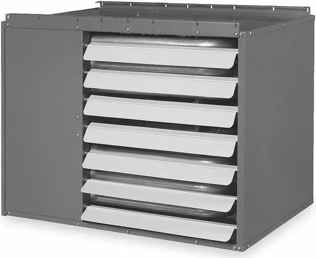 Main image of DAYTON 2RYV3A Gas Unit Heater, NG/LP, 105,000, 1,300 cfm, Direct, Propeller,