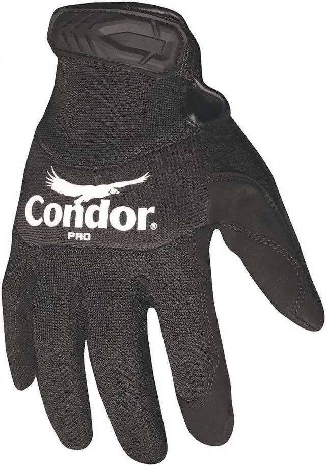 Alt view image 2 of 2 - CONDOR 42KZ78 Mechanics Gloves, 2XL, Black, Single Layer and Seamless,