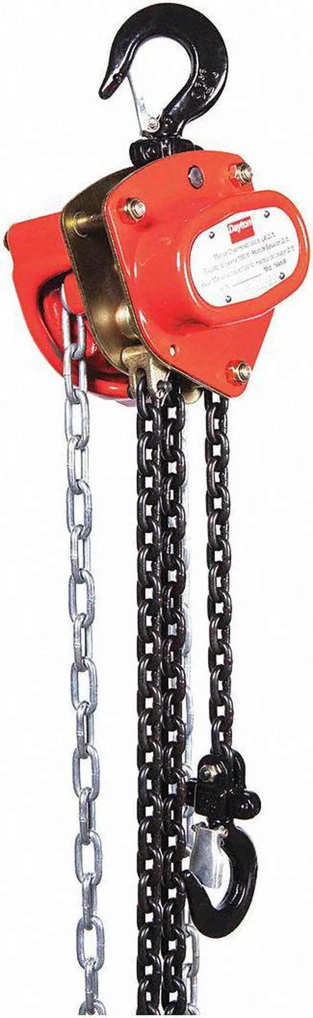 Alt view image 4 of 5 - Hoist, Chain, 1/2T, 20Ft Lift